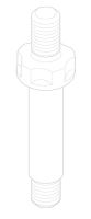 Thule šroub pro montážní kit 7005