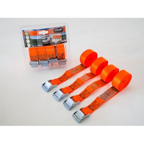 Popruh JUMBO 4 x 250cm / 250kg / orange