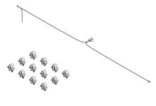 Kabel pro nosiče kol THULE Epos TH9791 (55011)